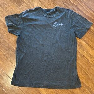 RVCA Dark Gray Short Sleeve Tee